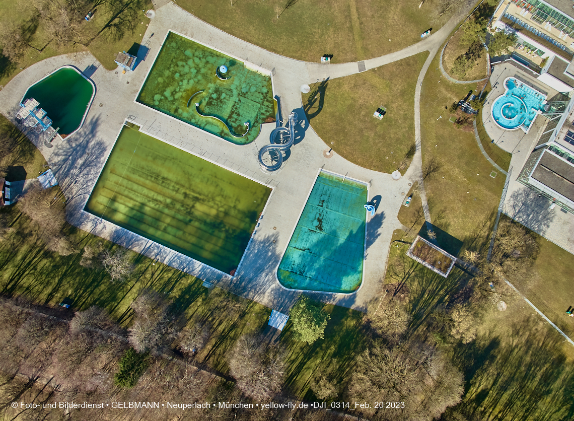 20.02.2023 - der Ostpark im zu warmen Februar 2023 in Neuperlach